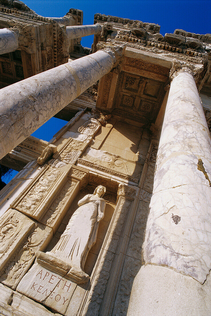 Lybrary of Celsus, ruins of Ephesus. Turkey