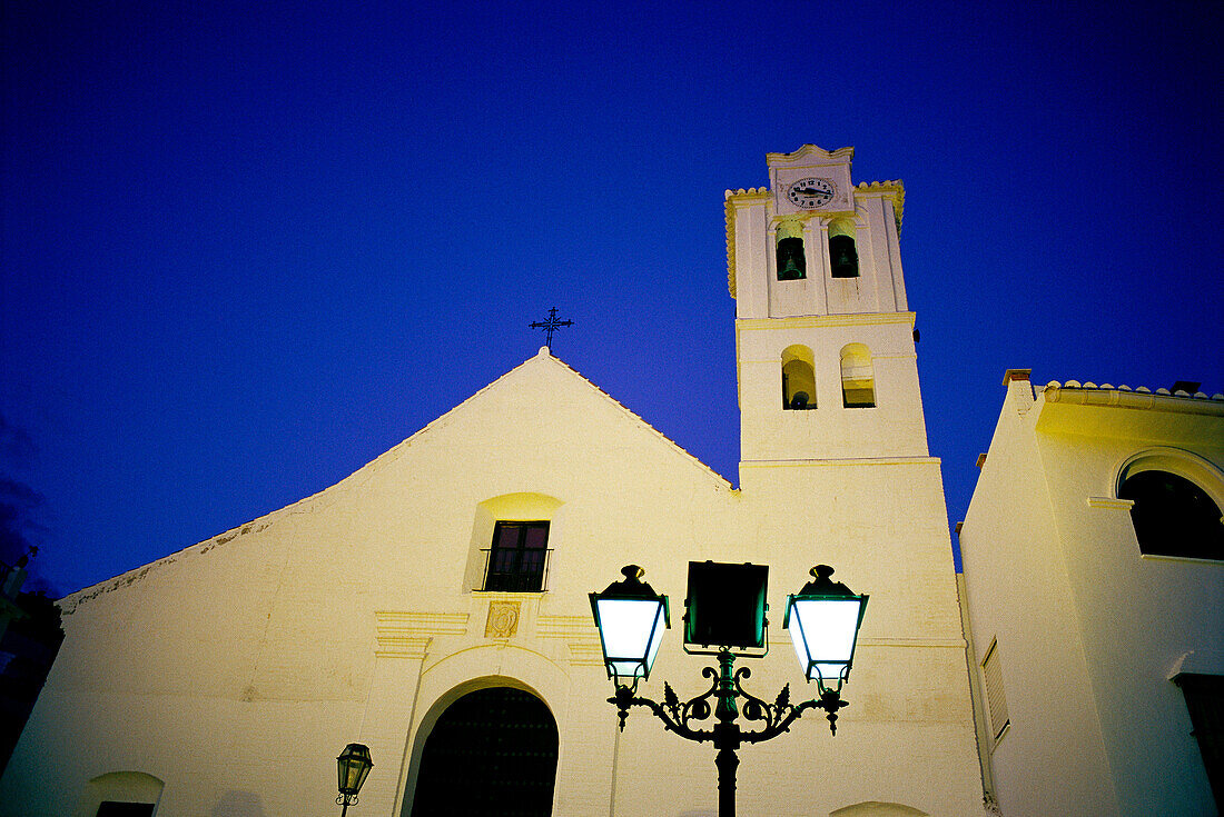 Church. Frigiliana. Málaga province. Spain