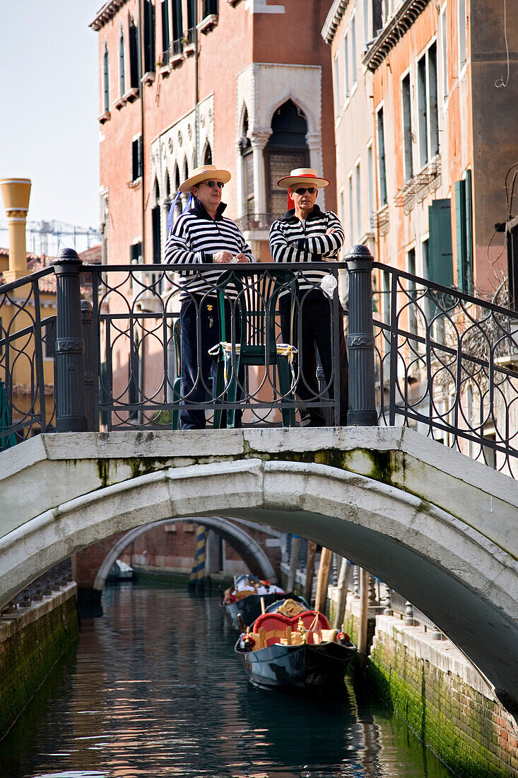 Gondoliere, Venedig, Venetien, Italien
