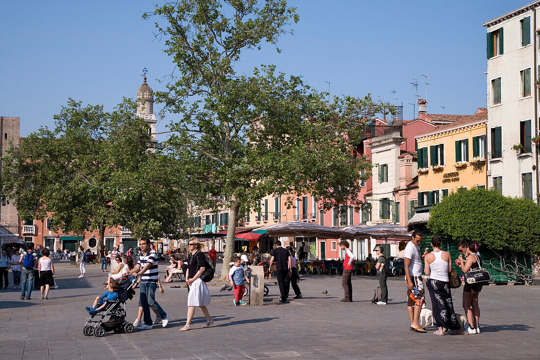 Santa Margherita Square, Venice, Veneto, Italy