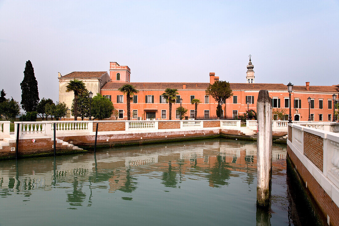 San Lazzaro degli Armeni, Cloister, Venice, Laguna, Veneto, Italy