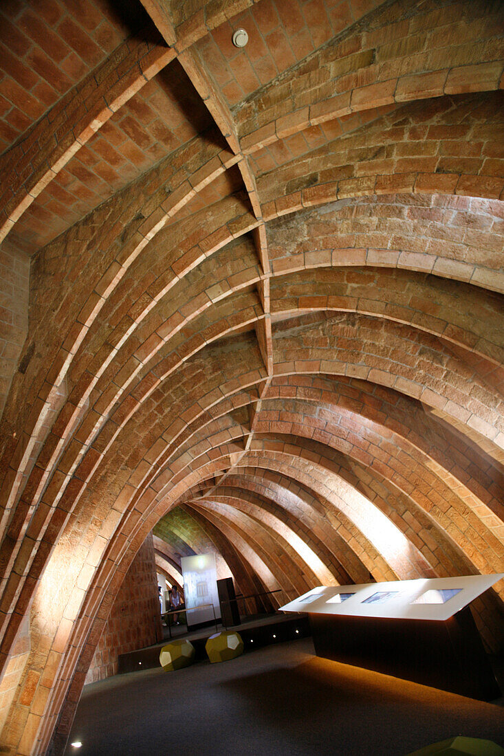 Antoni Gaudí's Casa Mila Museum, La Pedrera, Eixample, Barcelona, Catalonia, Spain