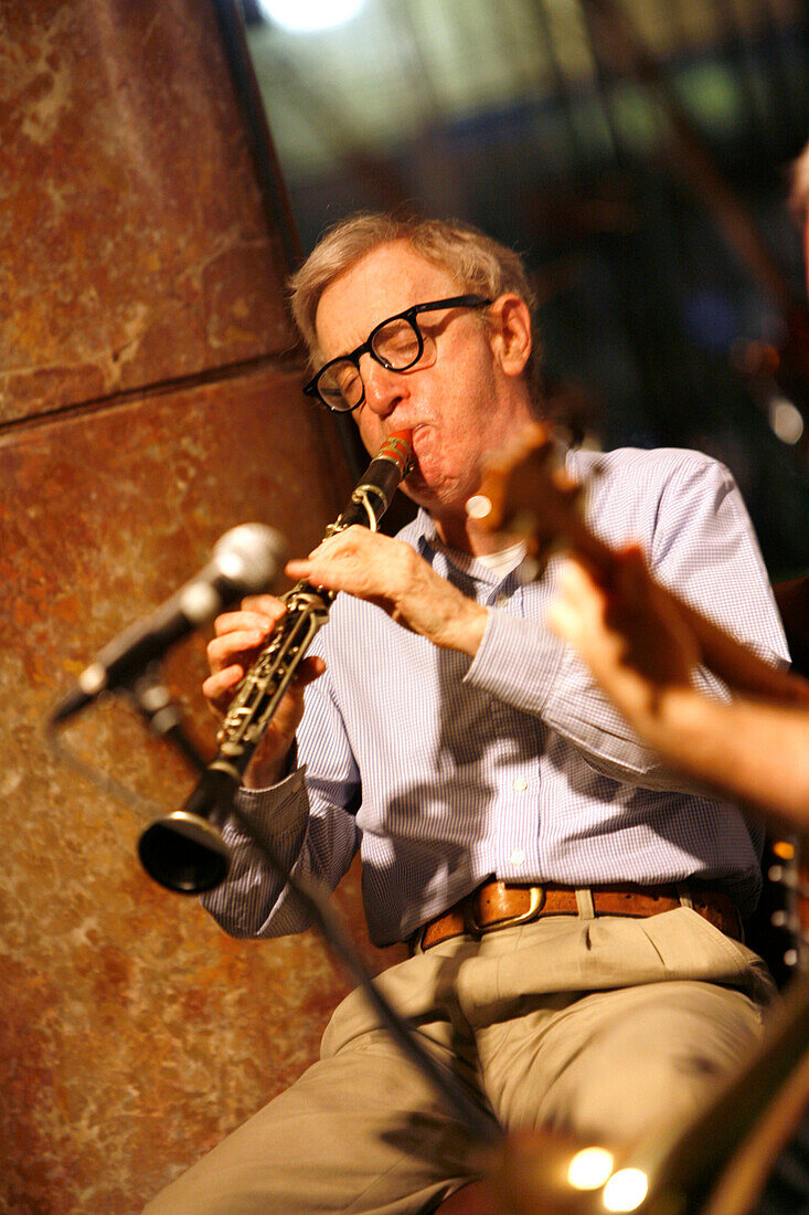 Woody Allen und New Orleans Dixie Jazz im Casa Fuster, Barcelona, Katalonien, Spanien