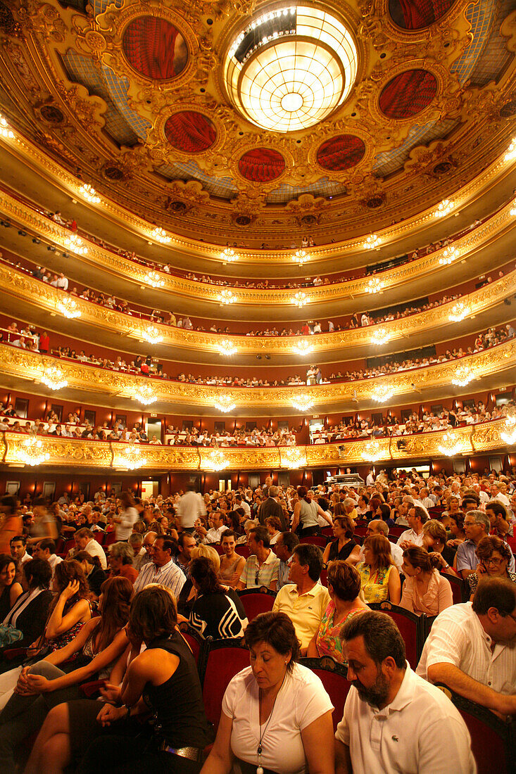 Gran Teatre del Liceu, Barcelona, Katalonien, Spanien