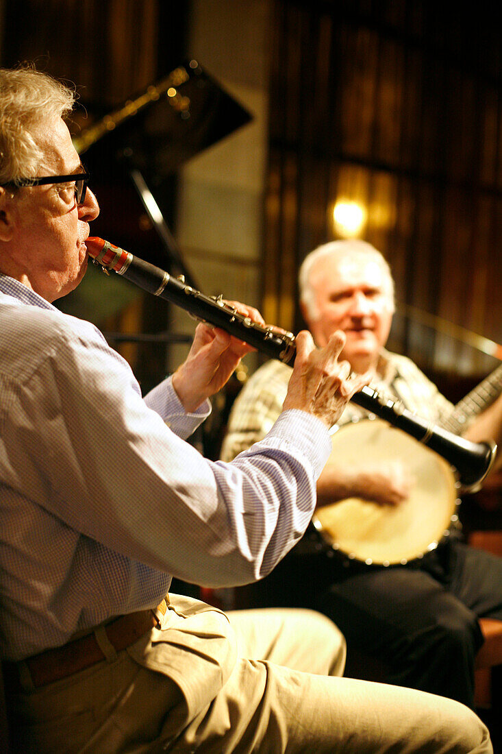 Woody Allen und New Orleans Dixie Jazz im Casa Fuster, Barcelona, Katalonien, Spanien