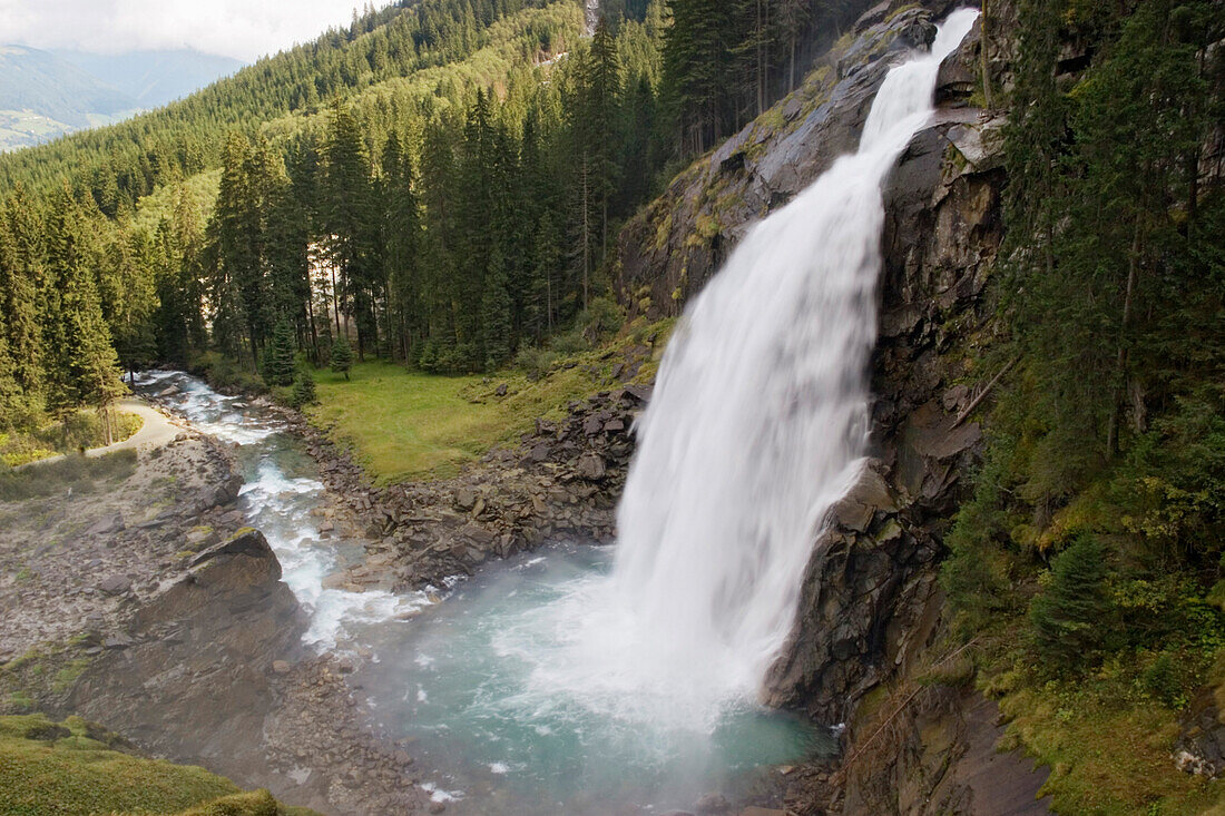 Krimml Waterfalls, highest in Europe, Hohe Tauern National Park, Salzburg (state) Austria