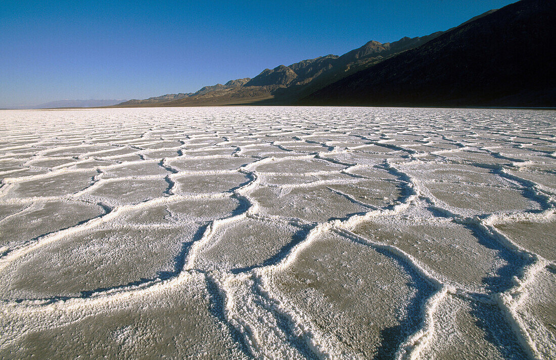 Saltlake in the Death Valley NP. California. USA