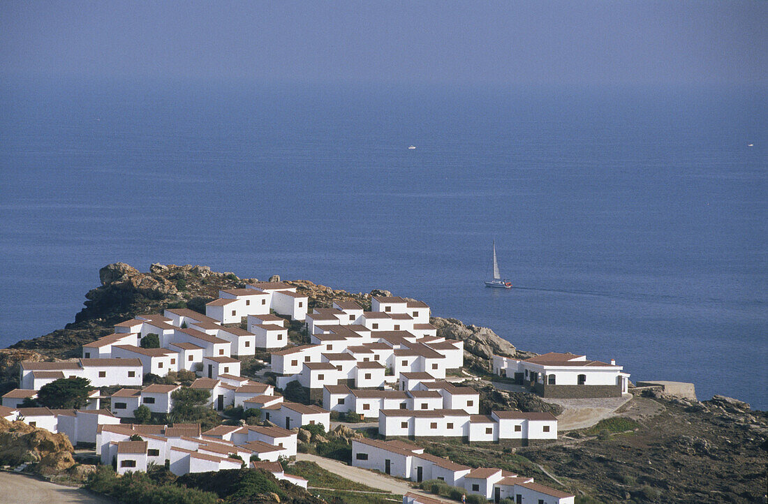 Bungalows, Cap de Creus. Costa Brava, Catalonia. Spain