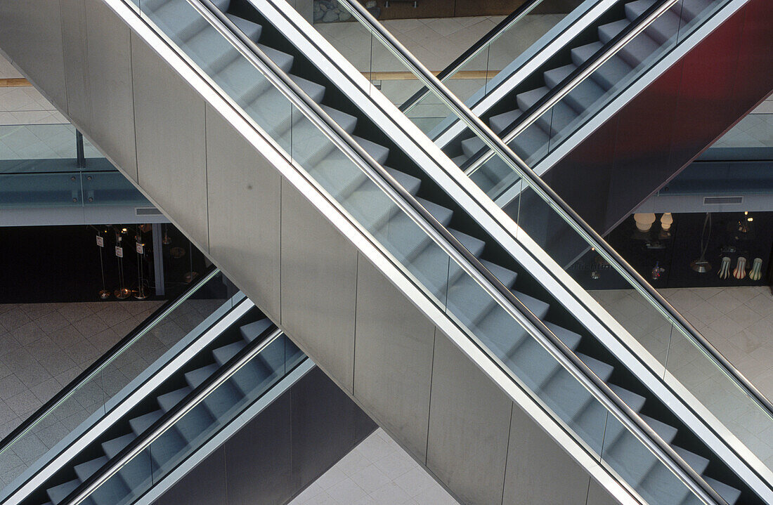 Escalators, Amsterdam. Holland