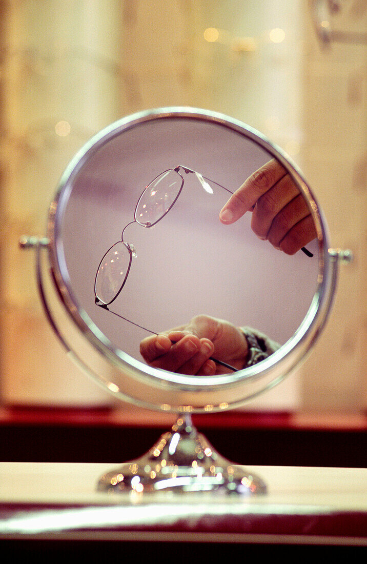 Mirror at optician s