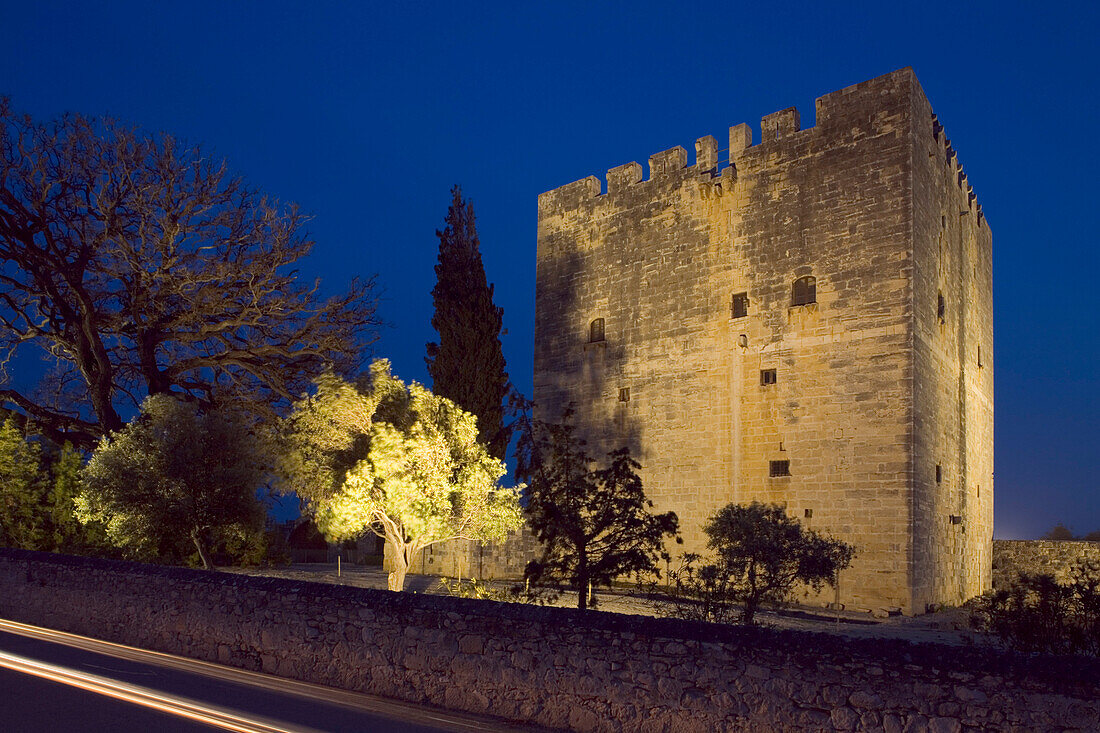 Burg, Festung von Kolossi, wurde im 15. Jahrhundert von den Johanniter gebaut, bei Lemesos, bei Limassol, Südzypern, Zypern
