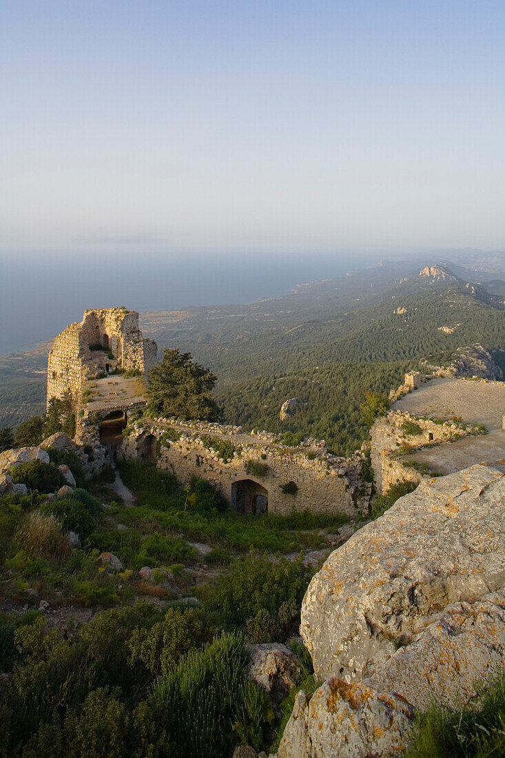 Burg Kantara, Burgruine, Kyrenia Gebirge, Pentadaktylos Gebirge, Nordzypern, Zypern