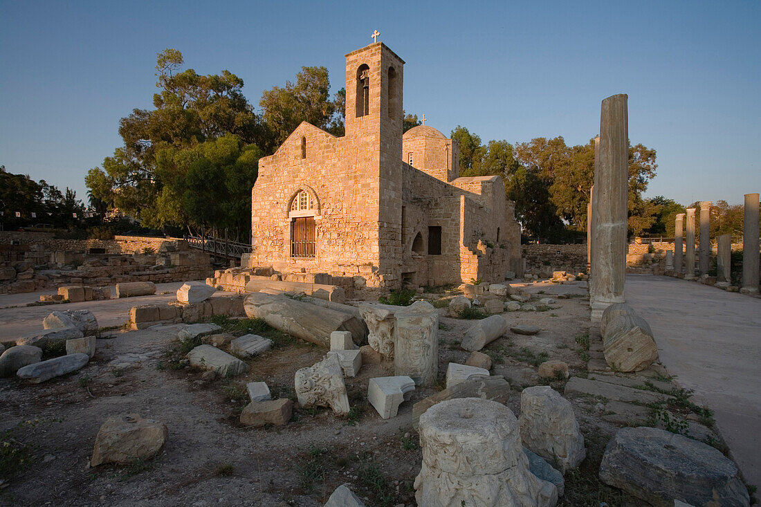 Agia Kyriaki, byzantinische Kirche, St. Paulus, Pafos, Südzypern, Zypern