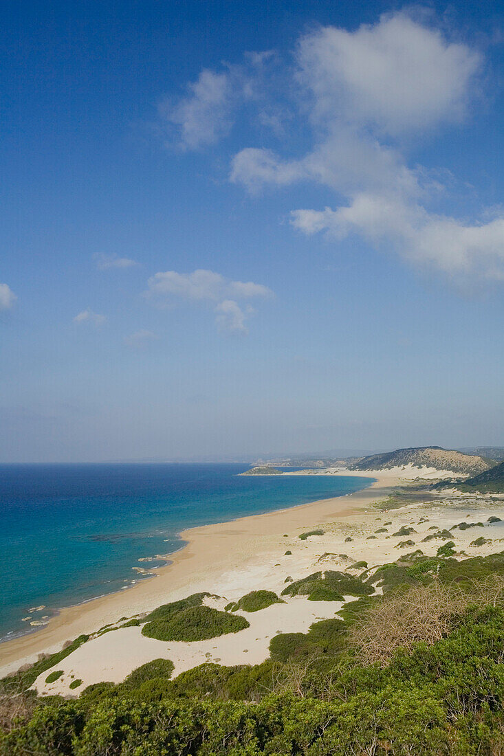 Strand, Golden Sands Beach, Dipkarpaz, Rizokarpaso, Karpaz, Karpasia, Karpass Halbinsel, Nordzypern, Zypern