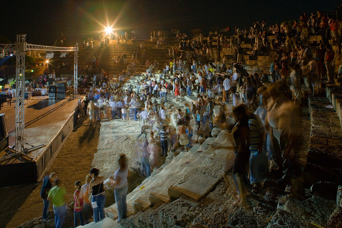 Open air dance festival, Salamis Theater, Salamis ruins, Salamis, North Cyprus, Cyprus