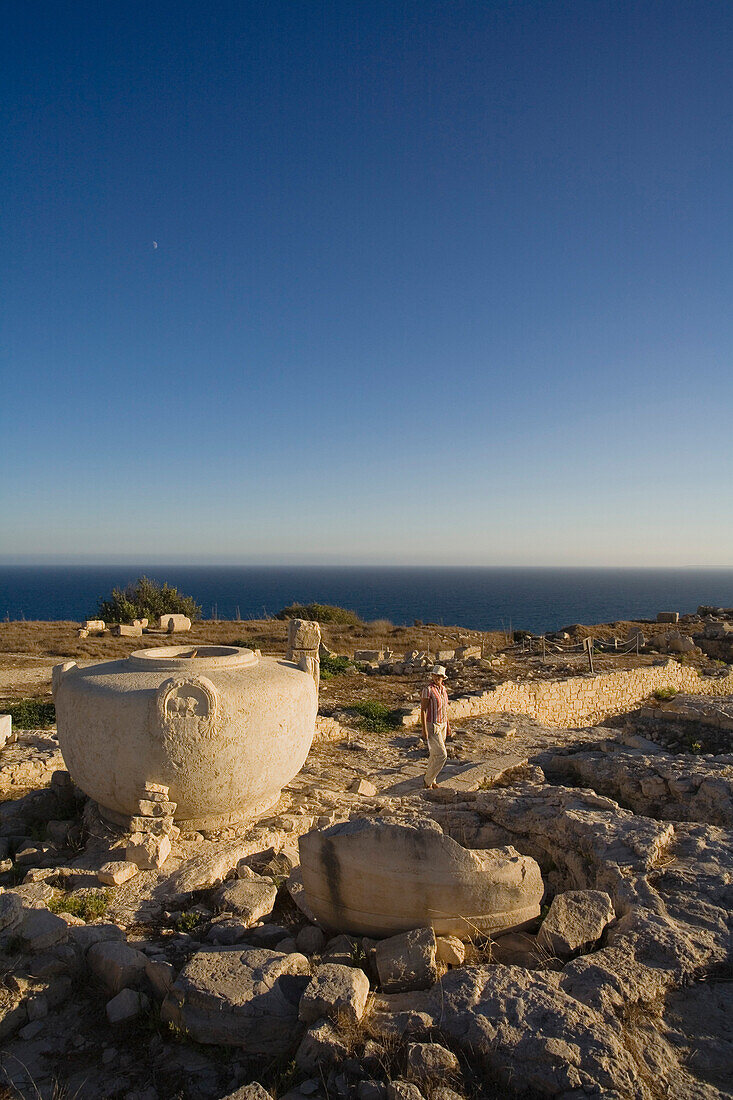 The temple of Aphrodite, Amathus, archaeological site, near Limassol, near Lemesos, Cyprus