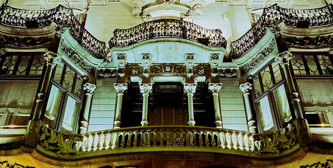 Malagrida house detail. Passeig de Gràcia. Barcelona. Catalonia. Spain.