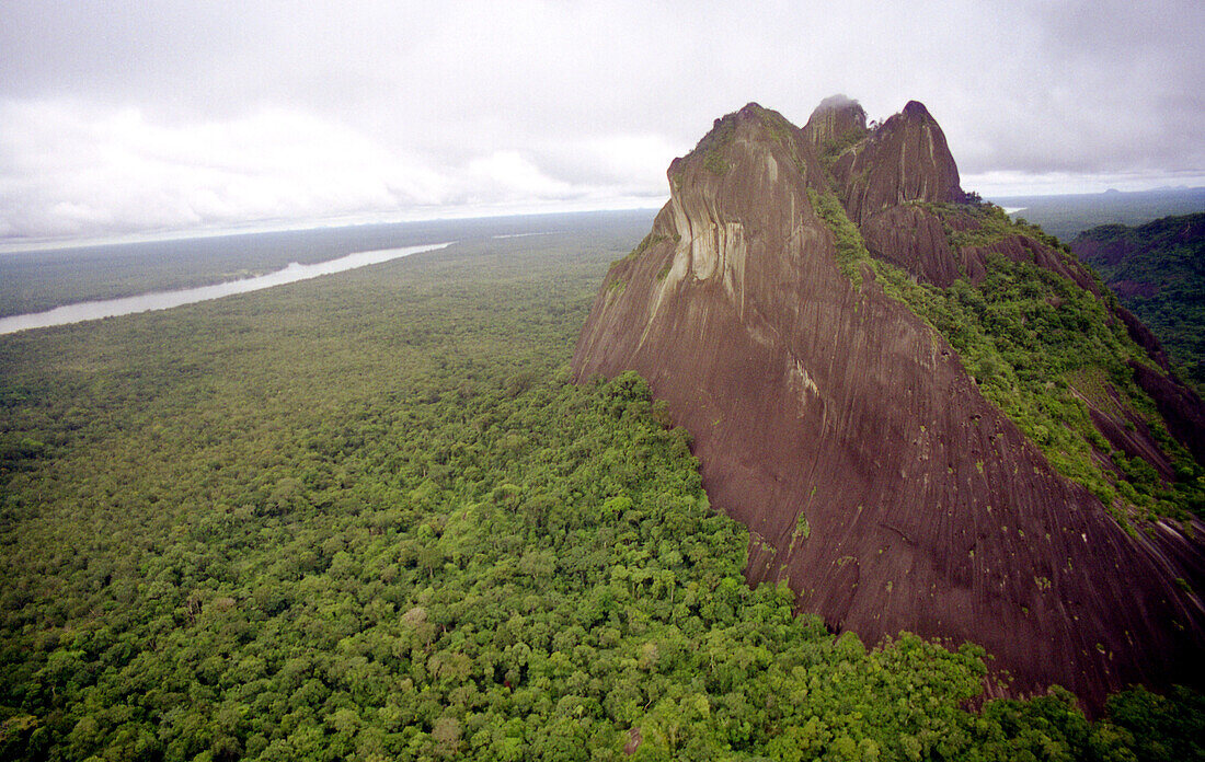Tepuy (flat top mountain). Amazonas area. Venezuela