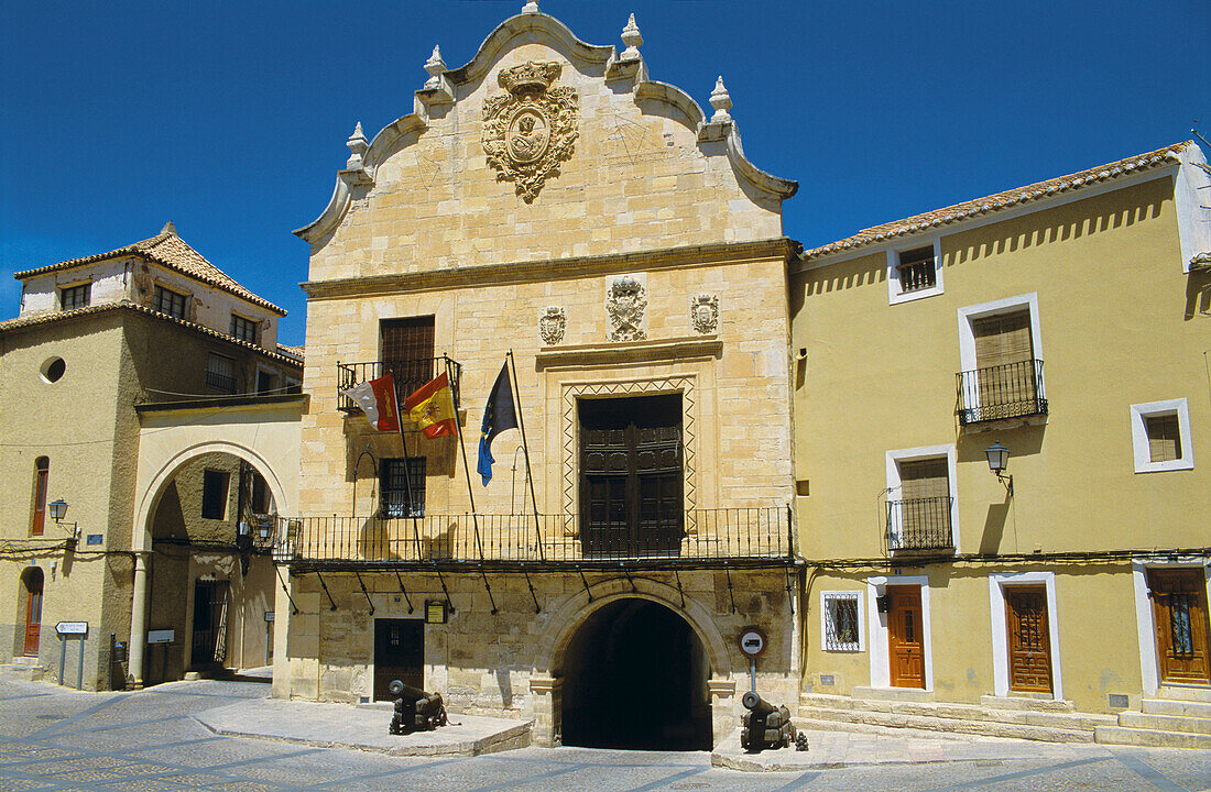 Town Hall. Plaza de la Mancha. Chinchilla de Montearagon. Castilla la Mancha. Albacete. Spain.
