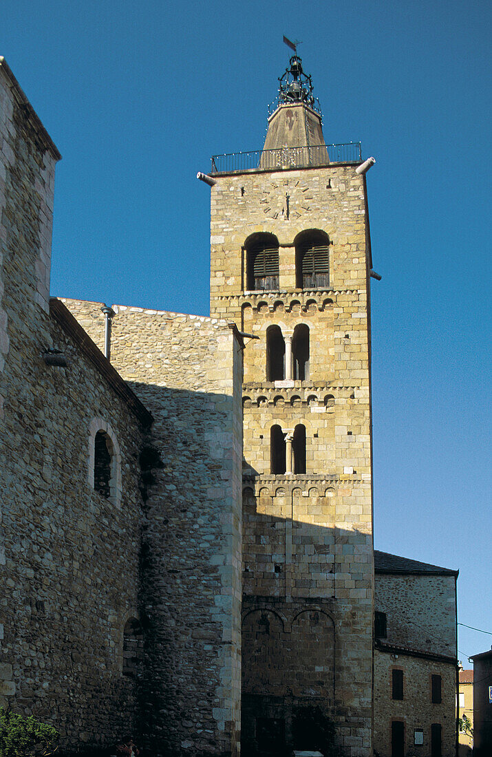 Saint-Pierre church. Prades. Languedoc-Rousillon. France.