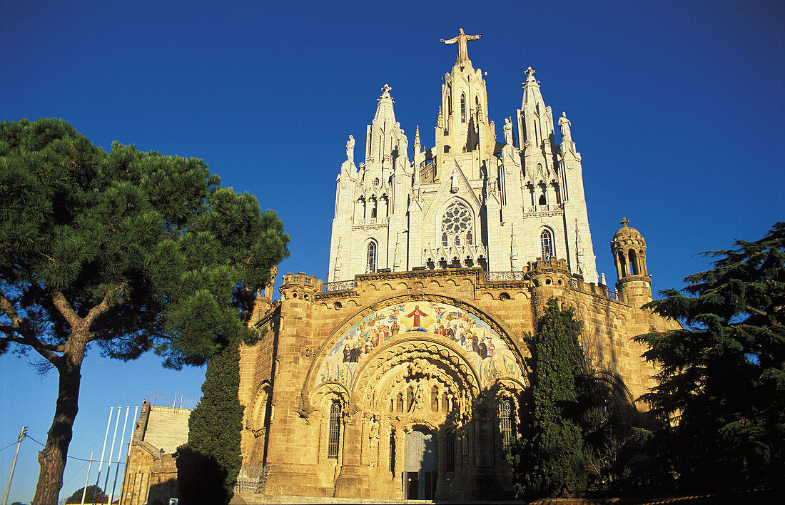 Church of the Sagrat Cor, Tibidabo, Barcelona. Catalonia, Spain