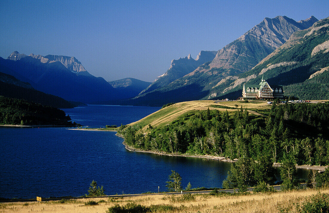 Prince of Wales Hotel in Waterton National Park. Alberta, Canada