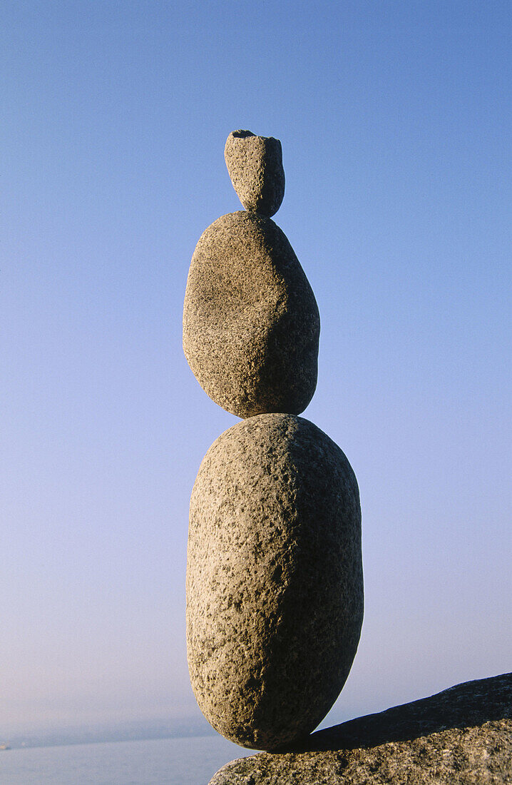 Rock sculpture. Vancouver. British Columbia. Canada