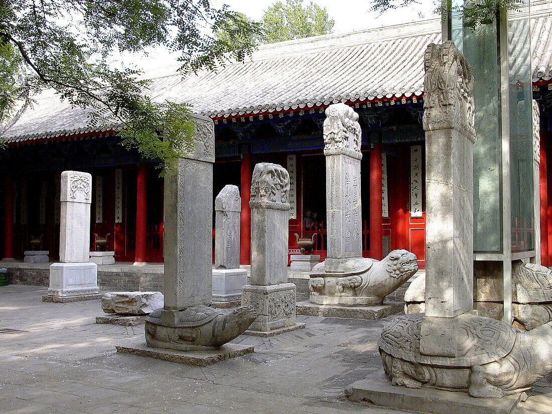 Mortuary stelae at Dong Yue temple. Beijing. China