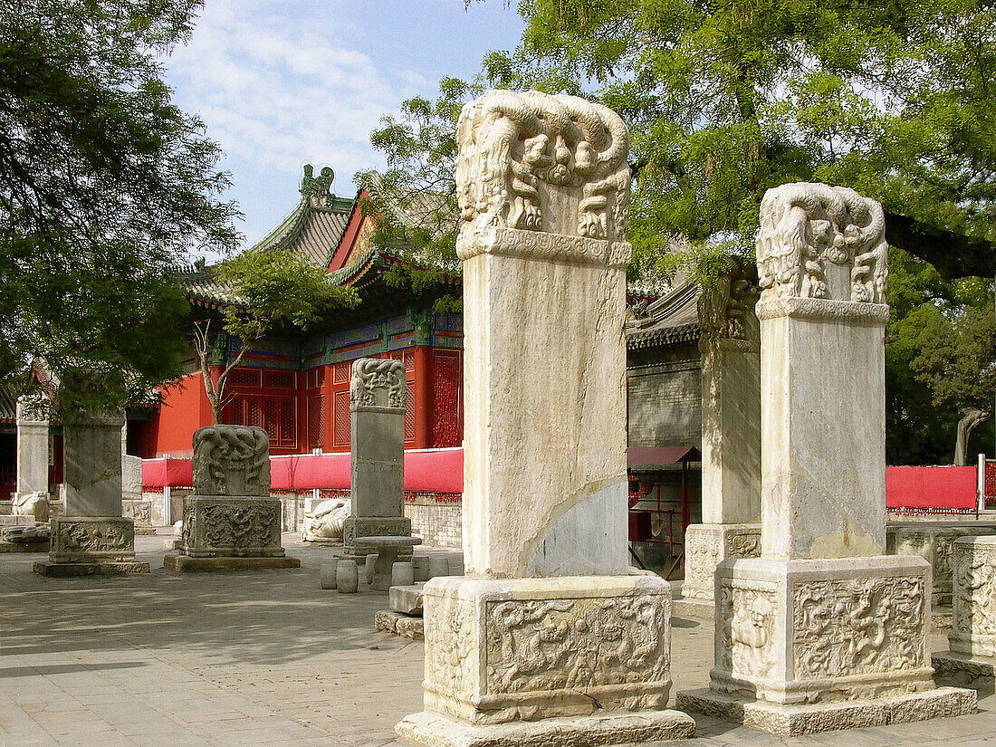 Mortuary stelae at Dong Yue temple. Beijing. China