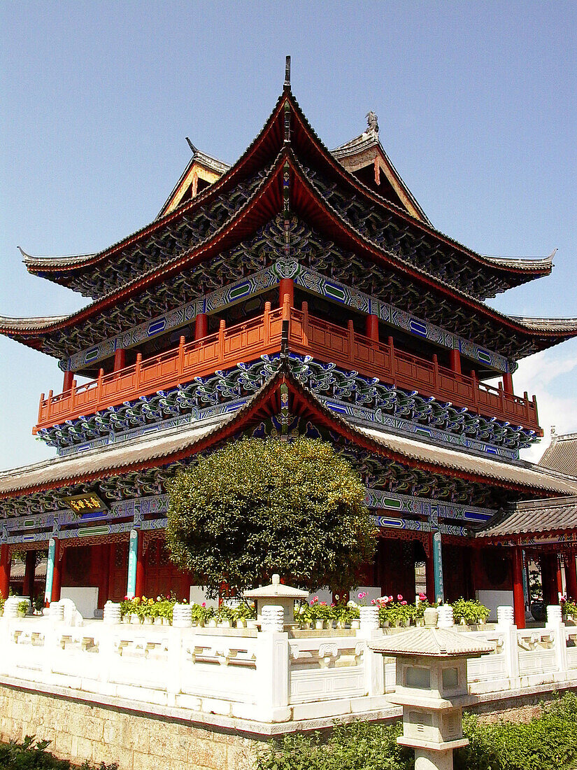 Mu Klan house, old town of Lijiang. Yunnan province, China