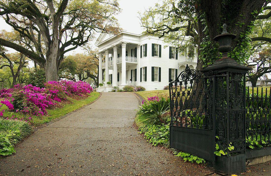 Stanton Hall antebellum home in Natchez, Louisianna, USA