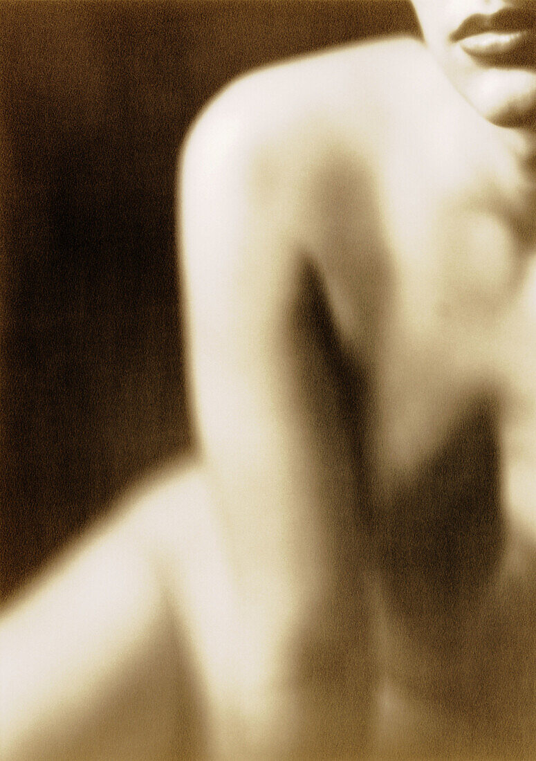 Close-Up of Nude Woman