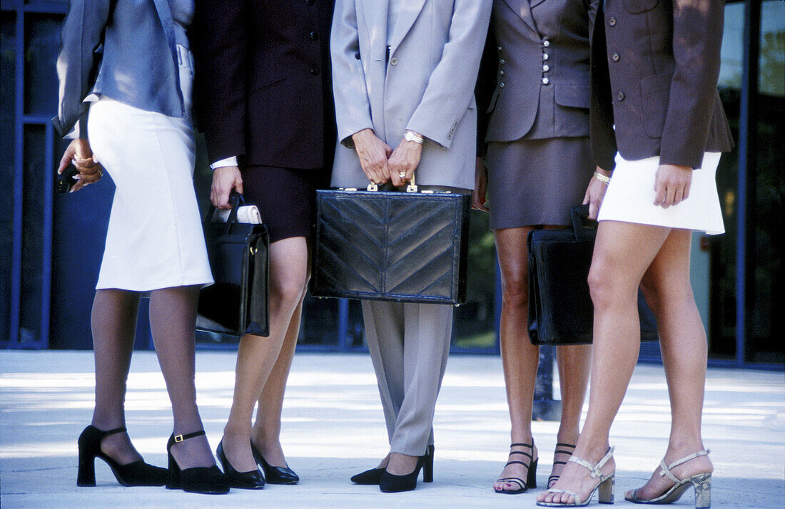 Businesswomen in various attire