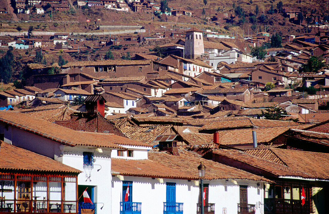 Skyline von Cuzco. Peru