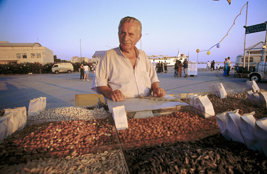 Strandpromenade in Thessaloniki. Griechisch-Mazedonien