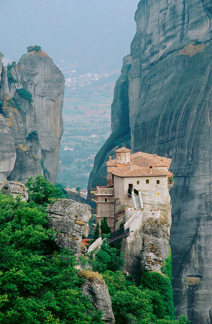 Roussanou-Kloster. Meteora. Thessalien, Griechenland