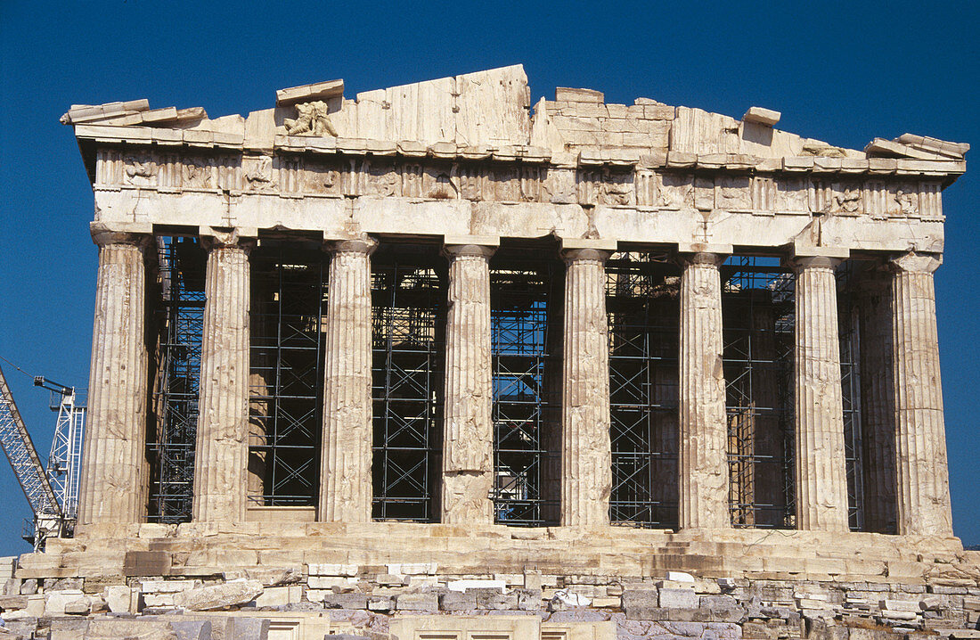 Parthenon auf der Akropolis. Athen, Griechenland