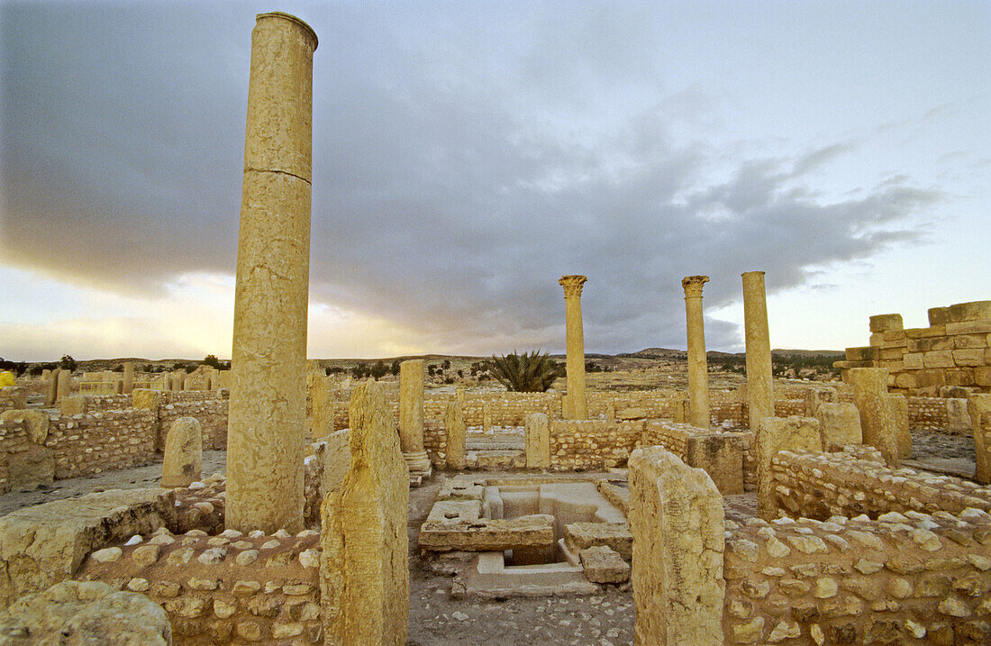 Church of Bellator in Roman city. Sbeitla. Tunisia