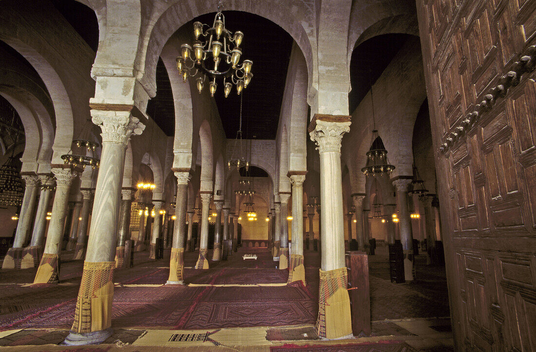 Jamaa Sidi Oqba (Große Moschee). Kairouan. Tunesien