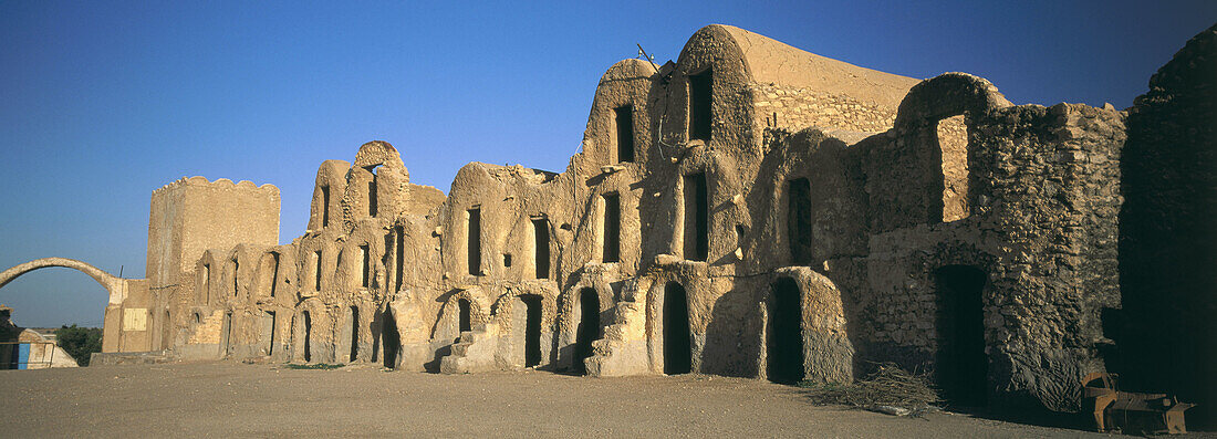 Ksar and ghorfas (granaries) dating 18th century. Metameur, Medenine. Tunisia