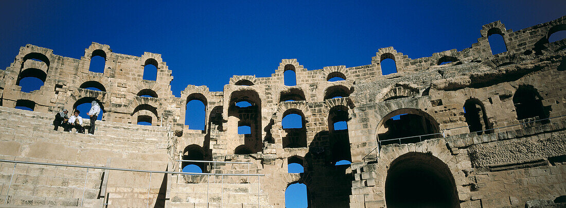 Roman amphitheatre (3rd-2nd century BC). El Djem. Tunisia