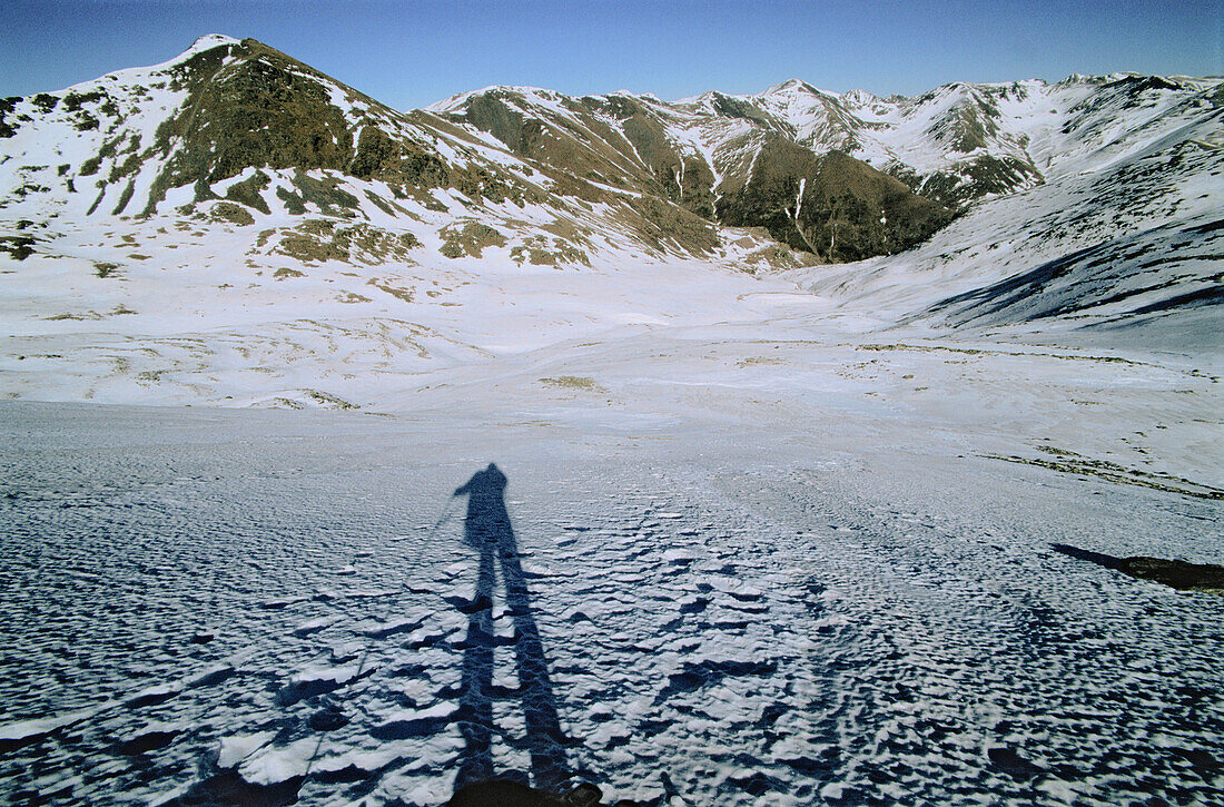 Coma de l Embut. Núria valley. Pyrenees mountains. Girona province. Spain.