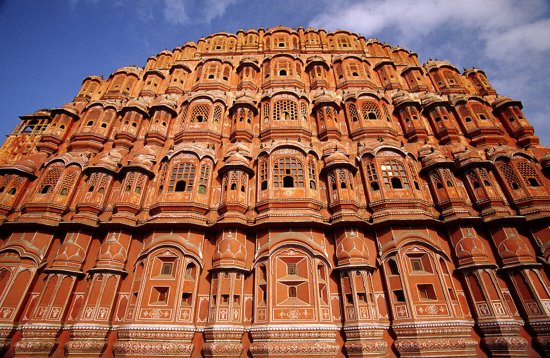 Hawa Mahal (Palast der Winde), Jaipur. Rajasthan, Indien