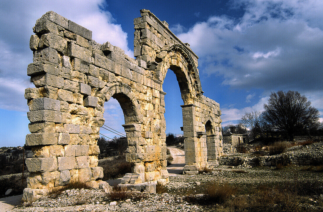 City gate. Uzuncaburç (Diocesarea). Silifke. Eastern mediterranean sea. Turkey.