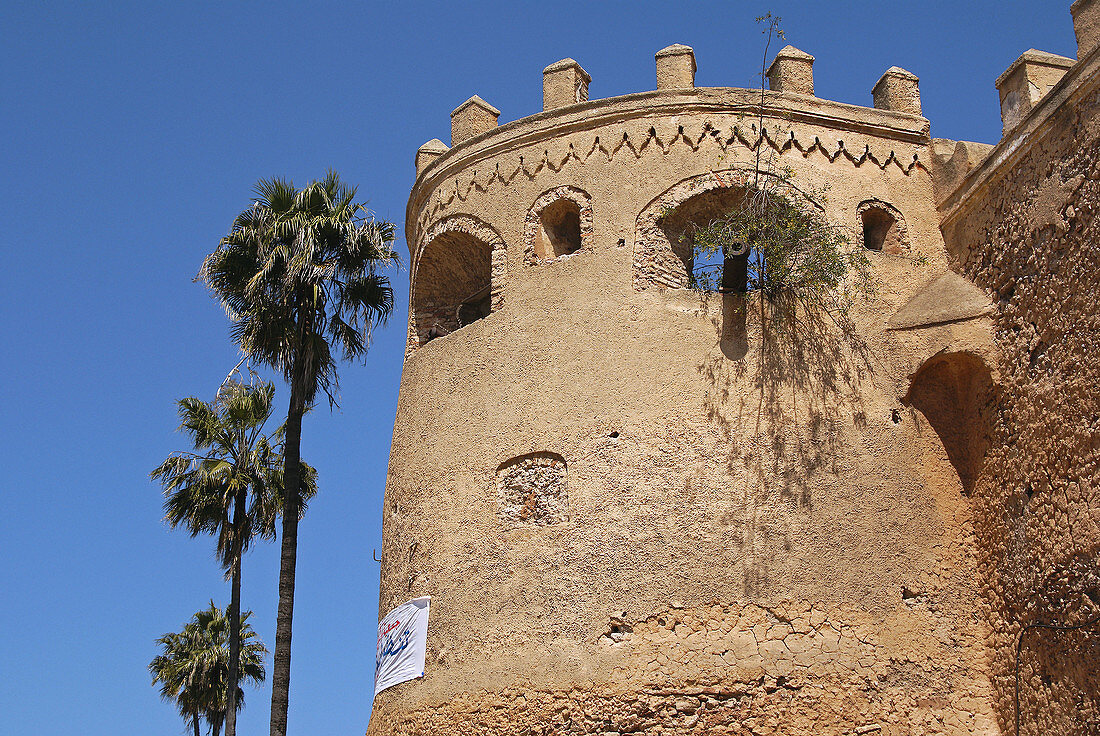 Portugiesische Mauern. Kasbah von Boulaouane. Azemmour. Marokko. Afrika