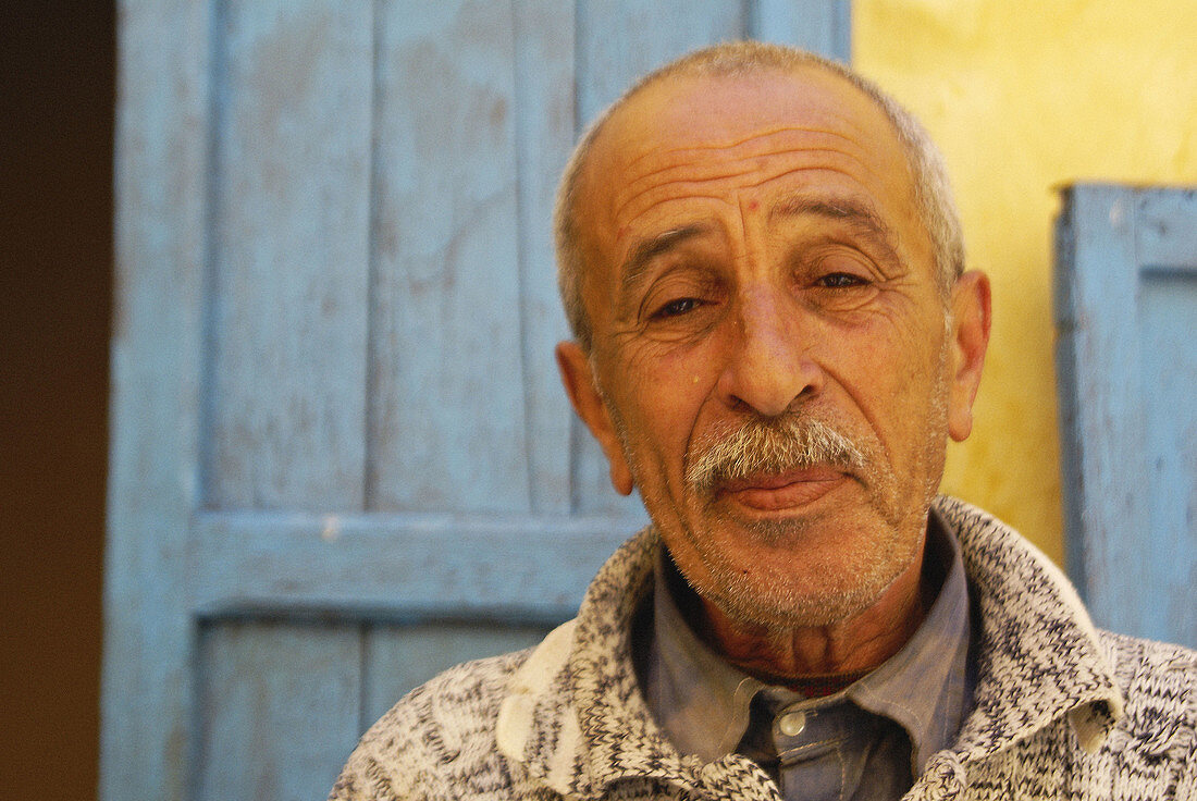 Senior man. Casbah of Boulaouane. Azemmour. Morocco. Africa