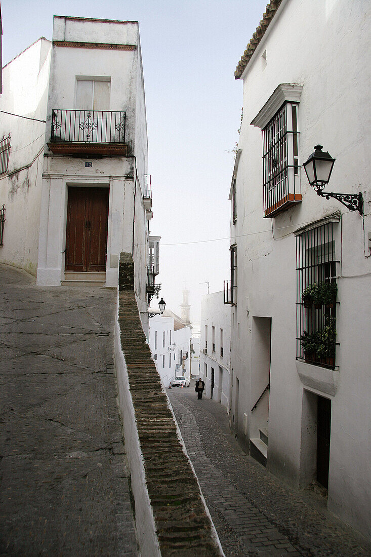 Typical street, Arcos de la Frontera. Cádiz province, Spain