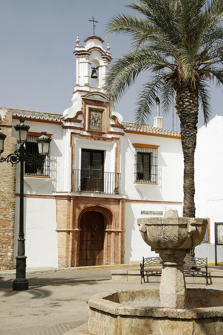 Hospital of Nuestra Señora de los Ángeles, Niebla. Huelva province, Andalusia, Spain