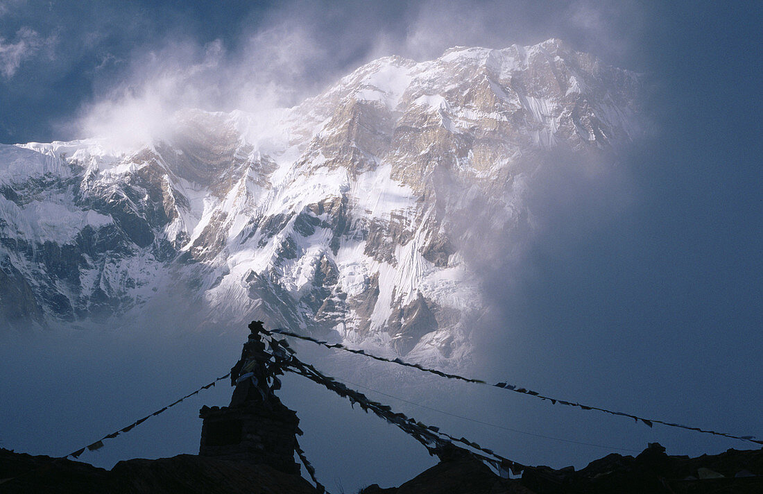 Annapurna I (8091m) from Annapurna base camp. Nepal