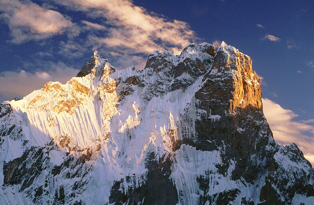 Mountains Karakorum in Biafo Glacier Region. Pakistan
